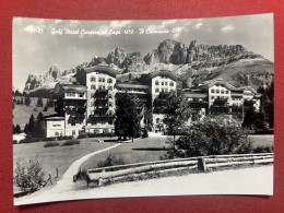 Cartolina - Grand Hotel Carezza Al Lago ( Bolzano ) - Il Catinaccio - 1963 - Bolzano (Bozen)