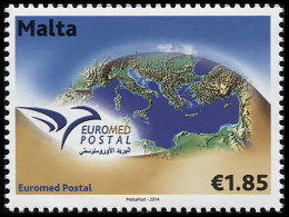 Malta 2014. The Mediterranean Sea (MNH OG) Stamp - Malta