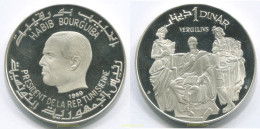 3068 TUNEZ 1969 TUNEZ 1 DINAR 1969 VERGILIUS - Tunesien