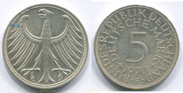3140 ALEMANIA 1970 GERMANY 5 MARK 1970 - Allemagne