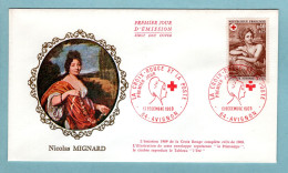 FDC France 1969 - Croix Rouge 1969 : L'été YT 1619 - 84 Avignon - 1960-1969