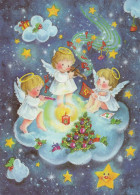 ÁNGEL Navidad Vintage Tarjeta Postal CPSM #PBP423.A - Angels