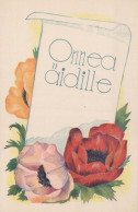 FLOWERS Vintage Postcard CPA #PKE511.A - Blumen
