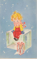 Buon Anno Natale BAMBINO Vintage Cartolina CPSMPF #PKD797.A - Nouvel An
