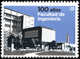 Uruguay 2016. The 100th Anniversary Of The Faculty Of Engineering (MNH OG) Stamp - Uruguay