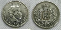 3516 PORTUGAL 1891 PORTUGAL 500 REIS 1891 CARLOS I - Portugal