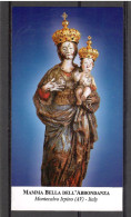 **  MAMMA BELLA DELL'ABBONDANZA  Montecalvo  Irpino (AV) - Devotion Images
