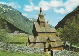 1 AK Norway / Norwegen * Die Stabkirche Borgund - Erbaut Um 1150 - Eine Der Besterhaltenen Stabkirchen In Norwegen * - Norway