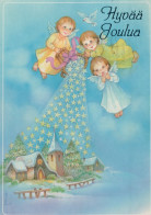 ANGEL CHRISTMAS Holidays Vintage Postcard CPSM #PAG911.GB - Angels