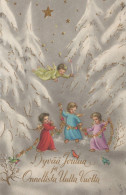 ANGEL CHRISTMAS Holidays Vintage Postcard CPSMPF #PAG848.GB - Anges