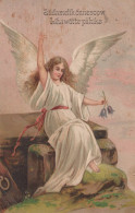 1910 ANGELO Buon Anno Natale Vintage Cartolina CPA #PAG695.A - Angels