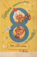 NIÑOS Escenas Paisajes Vintage Tarjeta Postal CPSMPF #PKG700.A - Scènes & Paysages