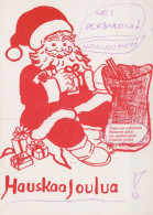 PÈRE NOËL NOËL Fêtes Voeux Vintage Carte Postale CPSM #PAK609.FR - Santa Claus