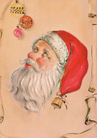 PÈRE NOËL NOËL Fêtes Voeux Vintage Carte Postale CPSM #PAJ838.FR - Santa Claus