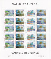 Wallis Et Futuna N°578/581 - Feuille Entière - Neufs ** Sans Charnière - TB - Neufs