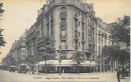 CPA Paris Angle Avenue Félix-Faure Et Rue De La Convention - Paris (15)