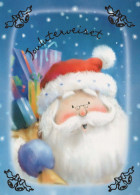 SANTA CLAUS Happy New Year Christmas Vintage Postcard CPSM #PBL334.GB - Santa Claus