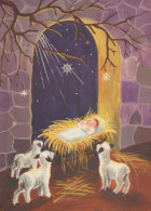 CHILDREN Scene Landscape Baby JESUS Vintage Postcard CPSM #PBB606.GB - Scenes & Landscapes