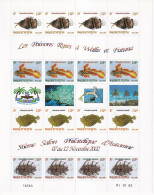 Wallis Et Futuna N°583/586 - Poissons - Feuille Entière - Neufs ** Sans Charnière - TB - Unused Stamps