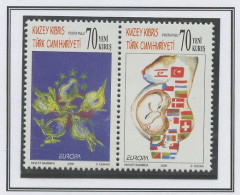 Chypre Turque - Cyprus - Zypern 2006 Y&T N°595 à 596 - Michel N°642A à 643A *** - EUROPA - Se Tenant - Unused Stamps