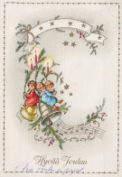 ÁNGEL NAVIDAD Vintage Tarjeta Postal CPSM #PAJ234.ES - Anges