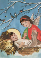 ÁNGEL NAVIDAD Vintage Tarjeta Postal CPSM #PAH157.ES - Angels