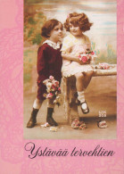ENFANTS Portrait Vintage Carte Postale CPSM #PBU823.FR - Portraits