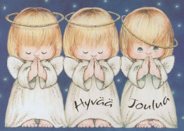 ANGE Noël Vintage Carte Postale CPSM #PBP387.FR - Angels