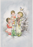 ENGEL WEIHNACHTSFERIEN Feiern & Feste Vintage Ansichtskarte Postkarte CPSM #PAH481.DE - Anges