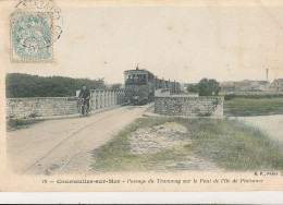 14 // COURSEULLES SUR MER   Passage Du Tramway Sur Le Pont De L'ile De Plaisance 10 - Courseulles-sur-Mer