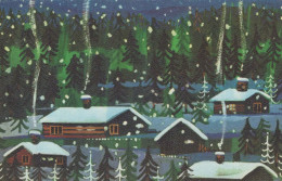 Neujahr Weihnachten Vintage Ansichtskarte Postkarte CPSMPF #PKD197.DE - Nouvel An