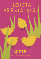 PASQUA POLLO UOVO Vintage Cartolina CPSM #PBP133.IT - Ostern