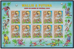 Wallis Et Futuna N°656 - Football - Feuille Entière - Neufs ** Sans Charnière - TB - Neufs