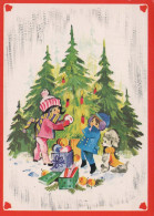 Buon Anno Natale BAMBINO Vintage Cartolina CPSM #PAY794.IT - Nouvel An