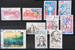 France 1982 - Petit Lot De 10 Timbres N° 2194-2196-2197-2211-2213-2232-2233-2235-2249-2251 - Used Stamps