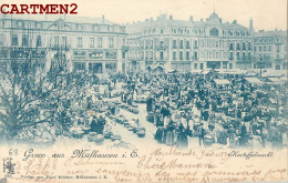 GRUSS AU MÜLHAUSEN KARTOFFELMARKT MARCHE SOUVENIR DE MULHOUSE ALSACE ELSASS - Mulhouse