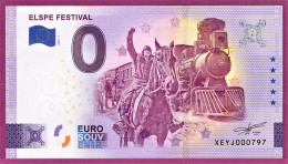 0-Euro XEYJ 01 2023 ELSPE FESTIVAL - DAMPFLOK KARL MAY FESTSPIELE - Private Proofs / Unofficial