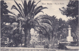 IMPERIA - CARTOLINA - DIANO MARINA - FRA LE PALME - VIAGGIATA PER OLGIATE COMASCO (CO) - 1928 - Imperia