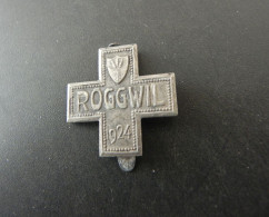 Old Badge Schweiz Suisse Svizzera Switzerland - Turnkreuz Roggwil 1924 - Non Classés