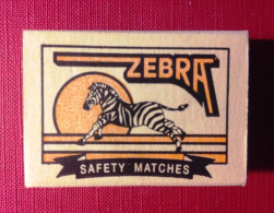Scatola Fiammiferi Di Sicurezza -Safety Match Box, Full- Zebra. Vente En Cote D'Ivoire - Zündholzschachteln
