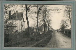 CPA (18) BRUERE-ALLICHAMPS - Aspect De L'entrée Du Pays Par La Route De Bourges En 1910 - Autres & Non Classés