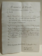 Vatican Invito Comunità Di Veroli Consiglio Generale Deliberare Proposte. 17 Agosto 1841 - Non Classés