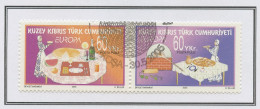 Chypre Turque - Cyprus - Zypern 2005 Y&T N°573 à 574 - Michel N°618 à 619 (o) - EUROPA - Se Tenant - Oblitérés