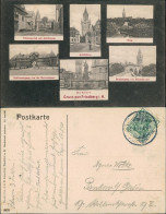 Ansichtskarte Friedberg (Hessen) MB: Adolfsturm, Schkoß, Burg 1910 - Friedberg