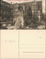 Ansichtskarte Wolfenbüttel Herzog August-Brunnen Mit Rathaus 1913 - Wolfenbuettel