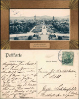 Ansichtskarte Karlsruhe Schlossplatz Panorama-Ansicht Richtung Breisgau 1907 - Karlsruhe