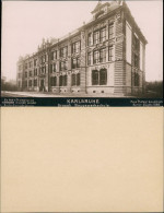 Karlsruhe Baugewerksschule Schul-Gebäude (Photographie Hillger) 1900 - Karlsruhe