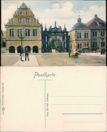 Bückeburg Fürstliches Schloss Strassen Partie Belebt, Pferde-Fuhrwerk 1905 - Bueckeburg