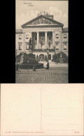Ansichtskarte Karlsruhe Rathaus Partie Mit Denkmal 1910 - Karlsruhe