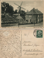 Bergedorf-Hamburg Straßen Partie  Mühle 1933   Gelaufen Mit Stempel BERGEDORF - Bergedorf